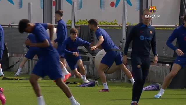 Sesión de recuperación para el Barça tras no pasar del empate ante el Girona