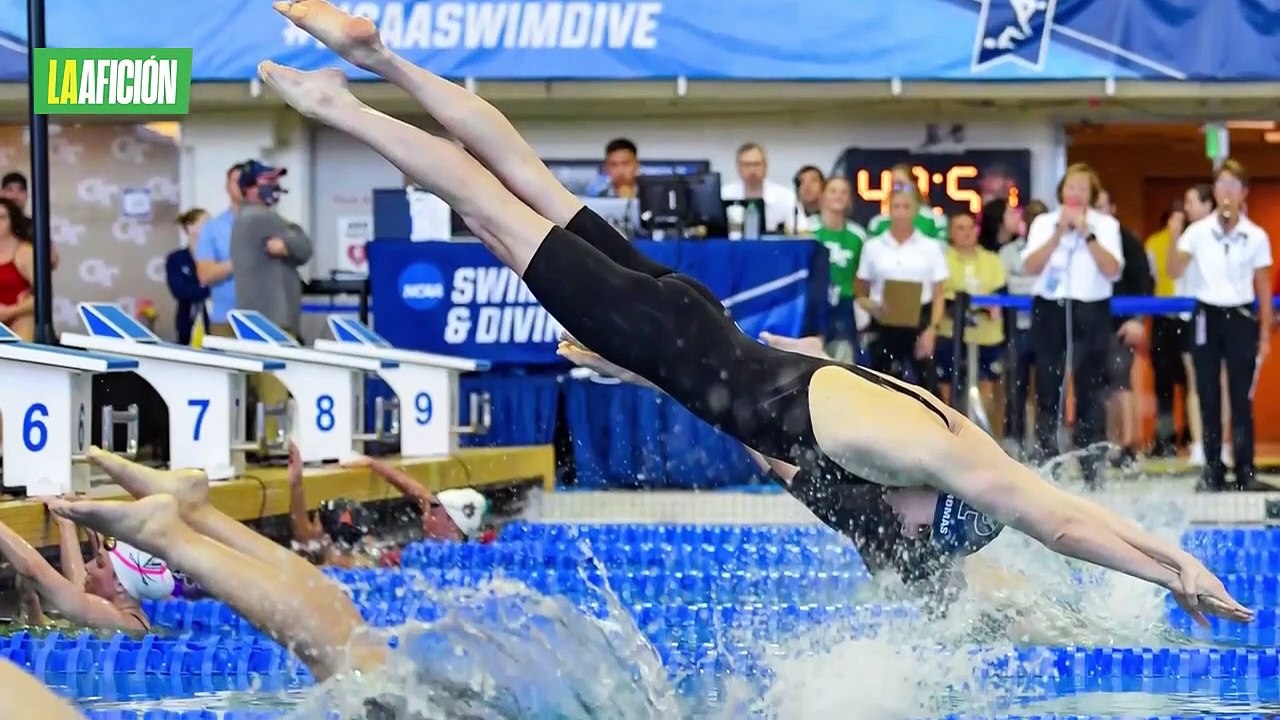 La nadadora Riley Gaines fue golpeada por un hombre transgénero