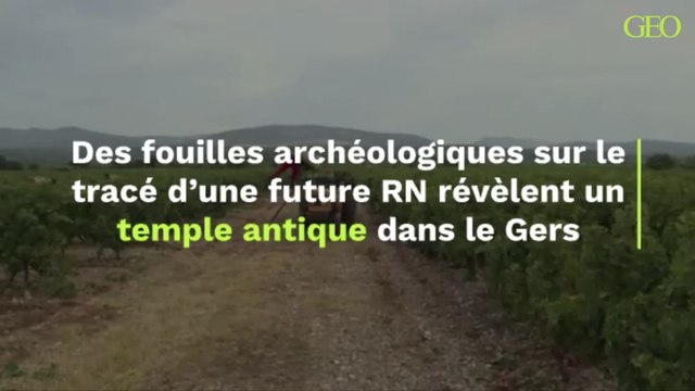 Des fouilles archéologiques sur le tracé d’une future RN révèlent un temple antique dans le Gers (1)