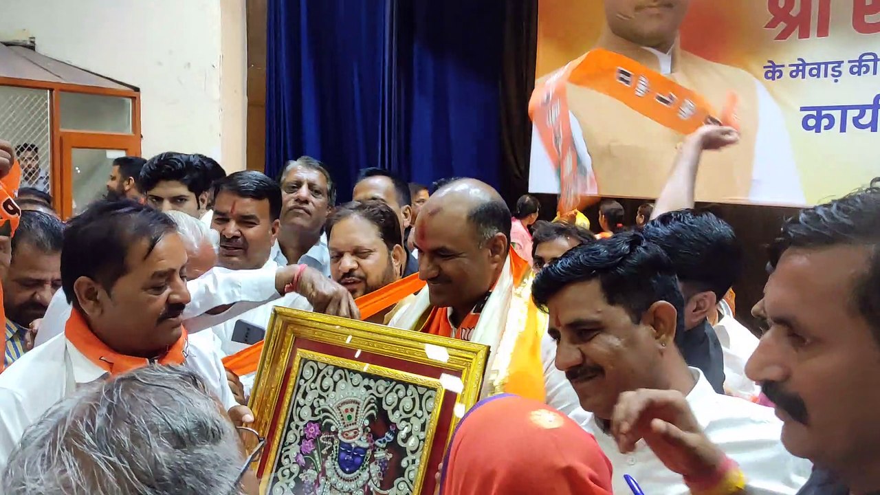 Video... सीपी जोशी के भाजपा प्रदेशाध्यक्ष बनने के बाद पहली बाद उदयपुर आने पर स्वागत