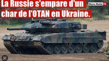 Coup dur pour L`Otan : Les chars Challenger 2 capturés défilent à Moscou.