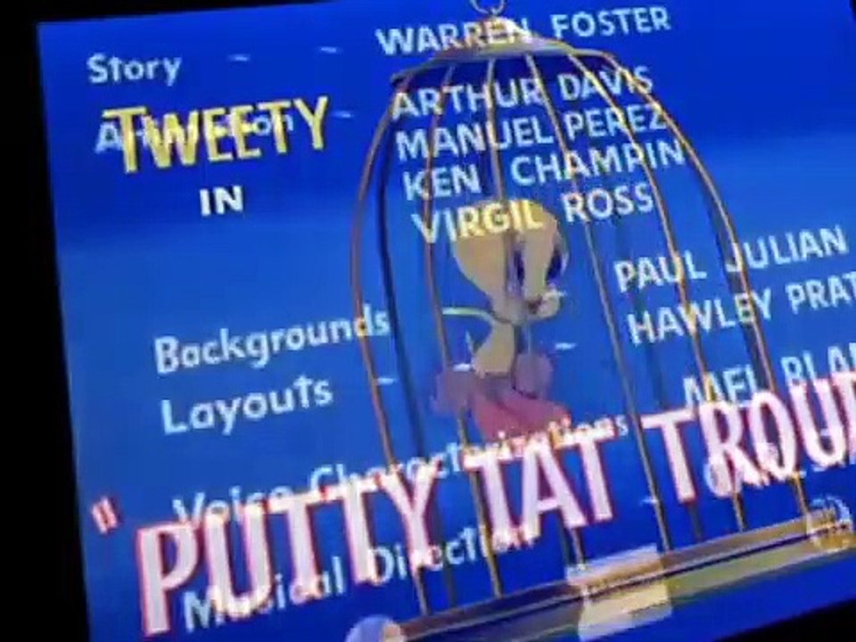 Sylvester and Tweety 1976 Sylvester and Tweety 1976 E023 Putty Tat Trouble