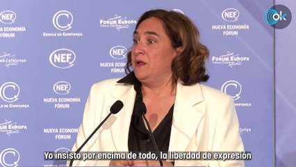 Ada Colau defiende la ofensa de TV3 a la Virgen del Rocío: "Hay que respetar la libertad de expresión"