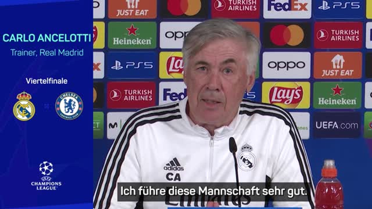 Ancelotti unterbricht Sprecher: 'Warten Sie'