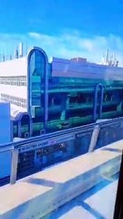 Dubai Metro  train  very fast ⏩