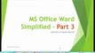 MS Word Insert Tab Simplified | MS Word Explained Part - 3 | Programming Hub