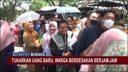 Berebut Tukar Uang Baru, Warga Rela Datang Lebih Pagi Hingga Antre Berjam-jam