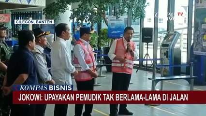 Tinjau Kesiapan Pelabuhan Merak, Jokowi: Pengaturan Arus Mudik dan Balik Harus Diperbaiki