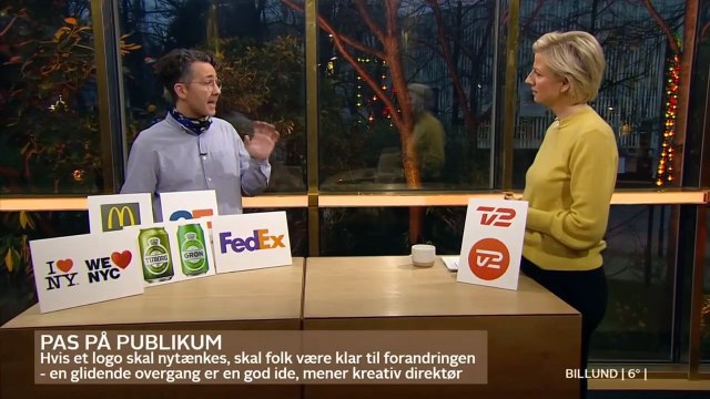 Nyt TV2 logo og forandring i logoer kan påvirke forbrugerne | Go´ morgen Danmark | 31 Marts 2023 | TV2 Play & TV2 Danmark