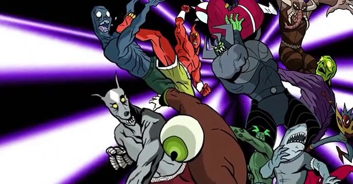 Super Robot Monkey Team Hyperforce Go! Super Robot Monkey Team Hyperforce Go! S03 E008 Monster Battle Club Now!