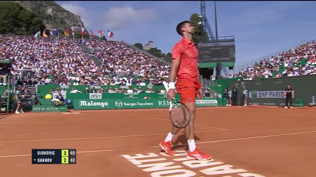 Highlights: Djokovic schlägt Gakhov zum Auftakt