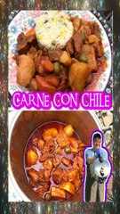 ¡Hazte Agua la Boca con esta Deliciosa Carne Con Chile de Puerco! #FOODCHALLENGE #FOODIE #GUISOS #MEXICO