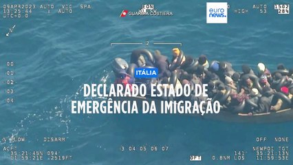 Governo italiano declara estado de emergência para lidar com migrantes