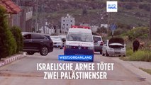Wieder Tote im Westjordanland: Israelische Soldaten haben zwei Palästinenser erschossen