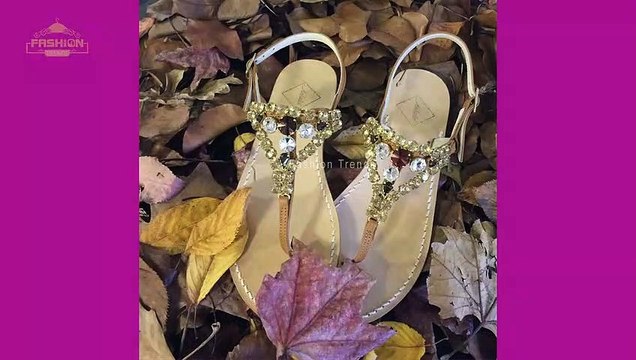 Latest Sandals For Ladies 2023 Beautiful Flat Sandals Designs Stylish Flat Sandals Collection 2023