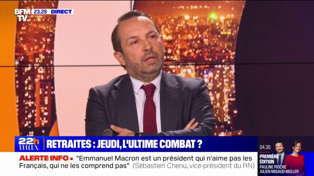 Maintien de l'ordre en manifestation: Lorsque ça tourne mal, Gérald Darmanin aime bien se donner le beau rôle , affirme Sébastien Chenu (RN)