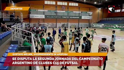 Posadas: Se disputa la segunda jornada del campeonato argentino de clubes C15 y C17 de futsal