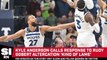 Kyle Anderson Says Reaction to Altercation With Rudy Gobert 'Kind of Lame'