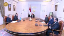 الرئيس السيسي يجتمع برئيس الوزراء والفريق أسامة ربيع ويطلع على بيان بحركة الملاحة في قناة السويس