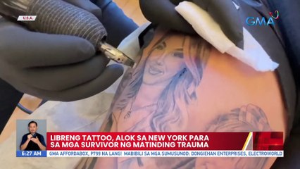 Libreng tattoo, alok sa New York para sa mga survivor ng matinding trauma | UB
