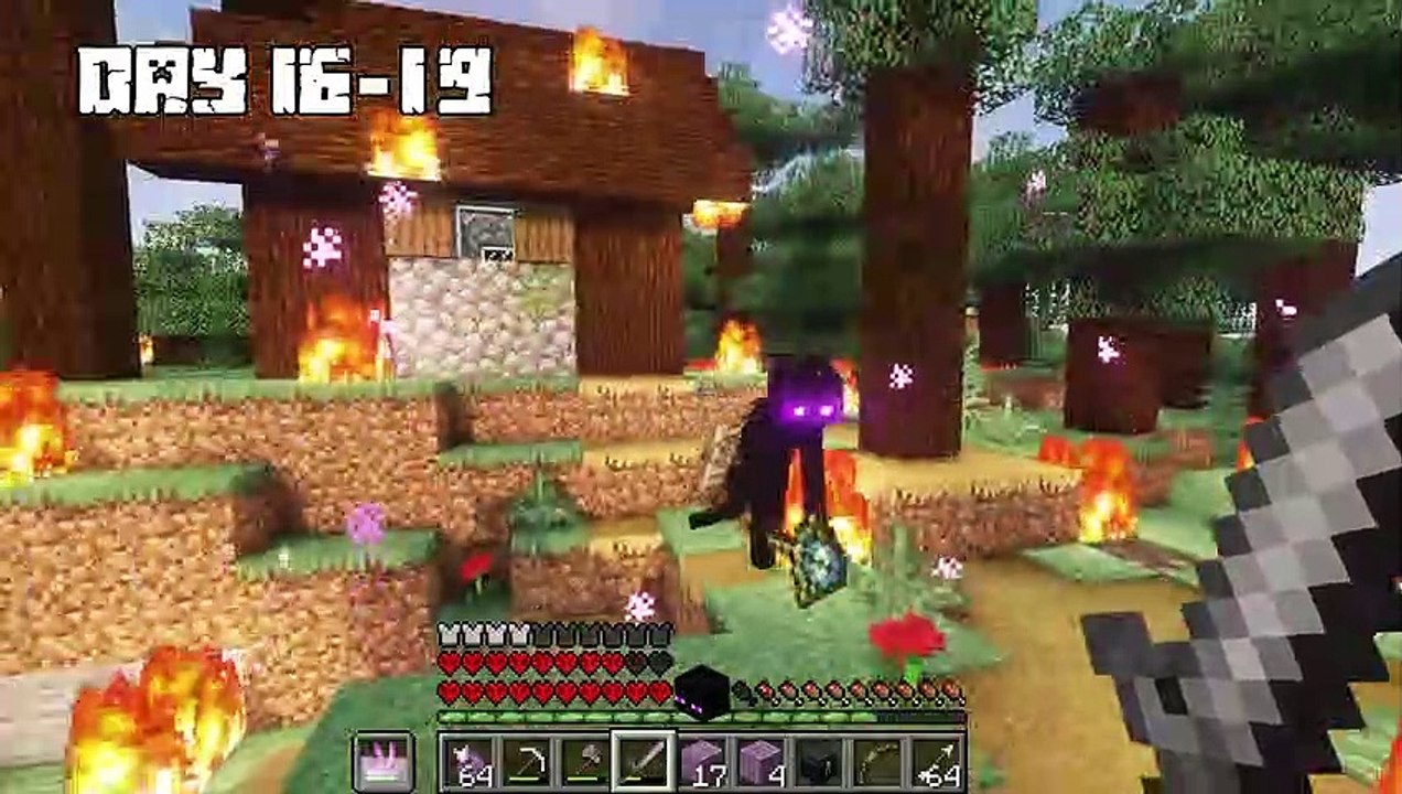 I Survived 100 DAYS as an ENDERMAN in HARDCORE Minecraft!