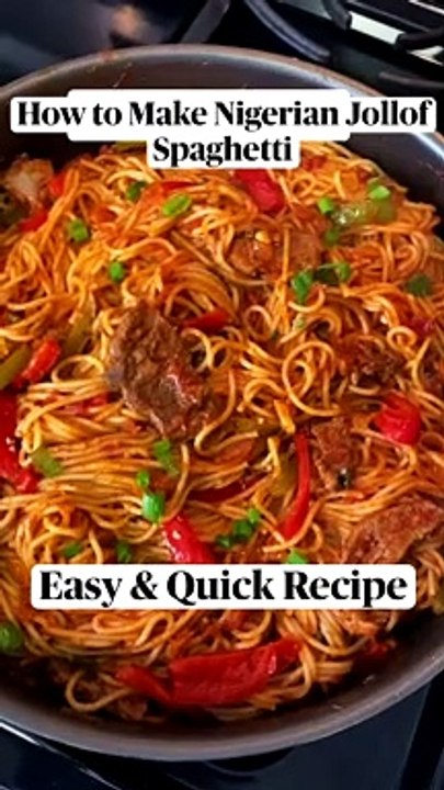 How to Make Nigerian Jollof Spaghetti