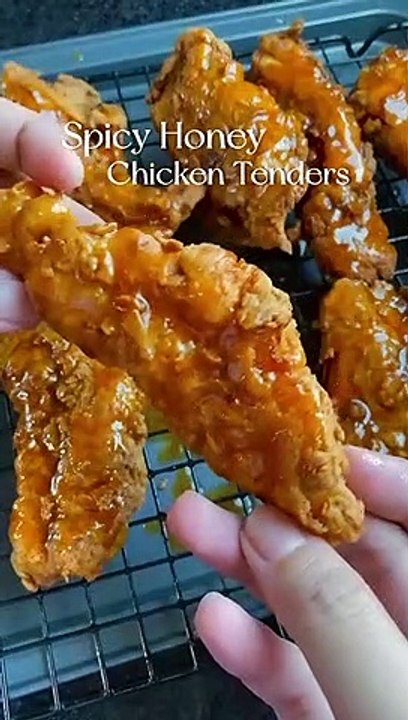Spicy Honey Chicken Tenders ‍
