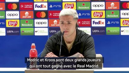 Quarts - Enzo Fernandez : “Modric et Kroos, une source d’inspiration pour tous”