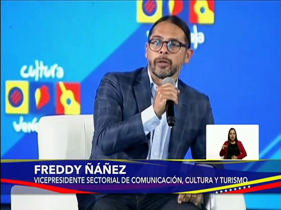 Vpdte. Sec. de Comunicación Freddy Ñáñez "La cultura popular, representa la cultura del trabajo"