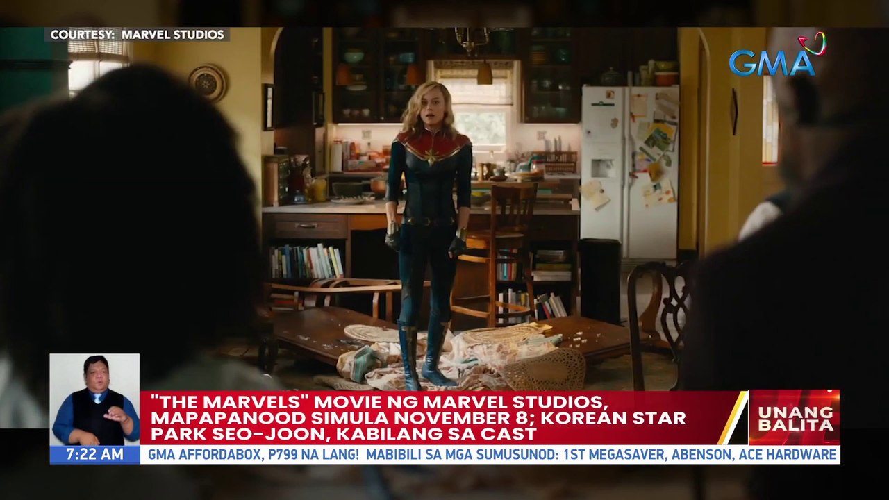 "The Marvels" movie ng Marvel Studios, mapapanood simula November 8; korean star Park Seo-Joon, kabilang sa cast | UB