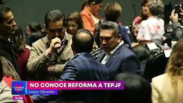 López Obrador no ve con buenos ojos al TEPJF; ha hecho cosas indebidas, afirma