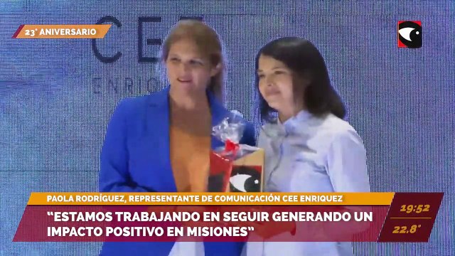 23° Aniversario de Misiones Online | “Estamos trabajando en seguir generando un impacto positivo en Misiones” afirmaron desde CEE Enríquez