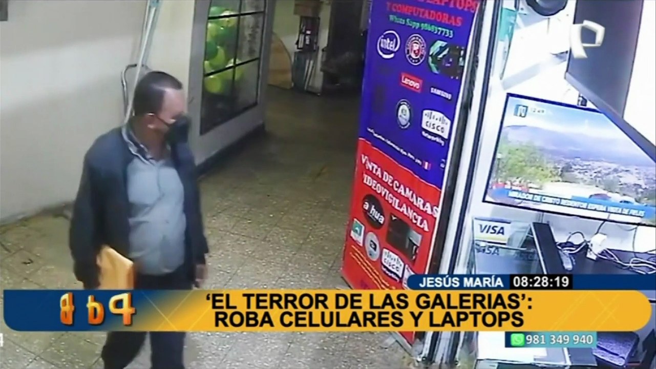 'El terror de las galerías': sujeto se hace pas...