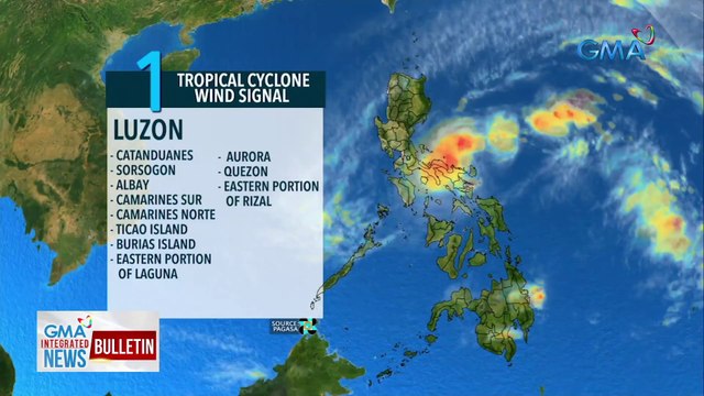 PAGASA (8AM Bulletin): Bagyong Amang, halos hindi gumagalaw sa Logonoy Gulf sa Catanduanes | GMA Integrated News Bulletin