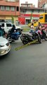 Colisión entre dos mujeres motociclistas terminó en golpes