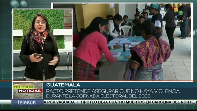 TSE de Guatemala y partidos políticos firman acuerdo contra la violencia electoral