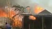 कटिहार: अमदाबाद में दूसरे दिन भी लगी भीषण आग, 20 घर जलकर राख, देखें आग का तांडव