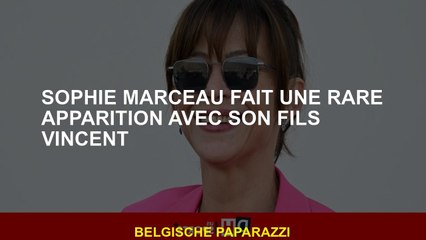 Sophie Marceau fait une rare apparition avec son fils Vincent