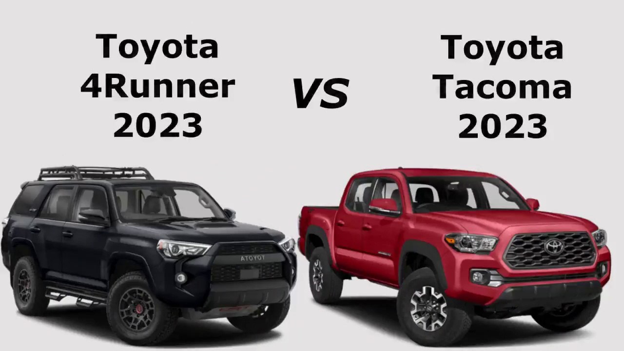 4Runner vs tacoma