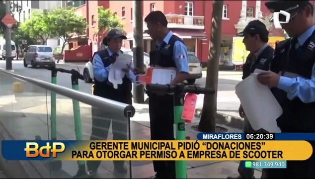 Miraflores: gerente municipal pidió donaciones para otorgar permiso a empresa de scooters