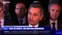 Feux de forêts: Gérald Darmanin annonce des 