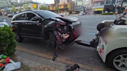 대전에서 또 음주운전 사고...측정 거부하고 경찰에 욕설 / YTN