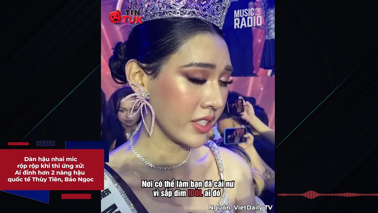 Dàn hậu nhai mic rộp rộp khi thi ứng xử: Ai đỉnh hơn 2 nàng hậu quốc tế Thùy Tiên, Bảo Ngọc? | Điện Ảnh Net
