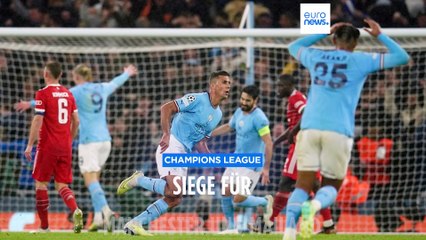 Скачать видео: 3 : 0 - Manchester lässt Bayern München alt aussehen