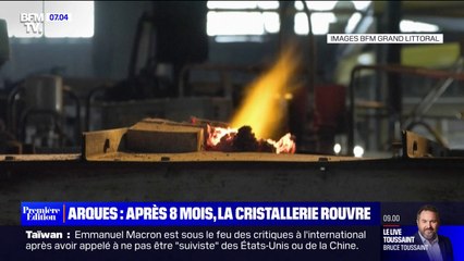 La cristallerie d'Arques rouvre après 8 mois de fermeture grâce à la baisse du coût de l'énergie