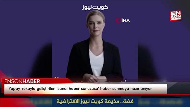 Yapay zekayla geliştirilen 'sanal haber sunucusu' haber sunmaya hazırlanıyor