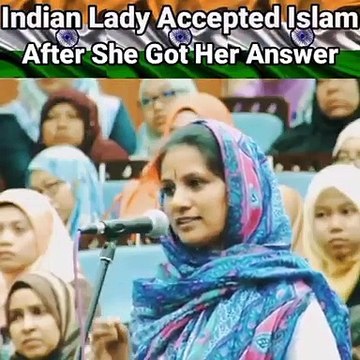 Indian Lady Accepted Islam After She Got Her Answer
