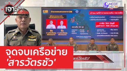 จุดจบเครือข่าย 'สารวัตรซัว' | เจาะลึกทั่วไทย (12 เม.ย. 66)