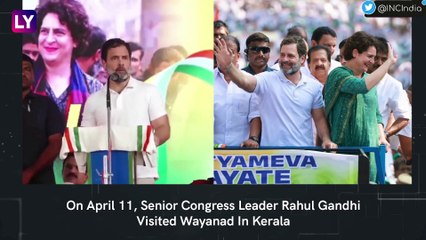 Rahul Gandhi Visits Wayanad For First Time Since Disqualification, Says ‘Biggest Gift That BJP Gave Me’