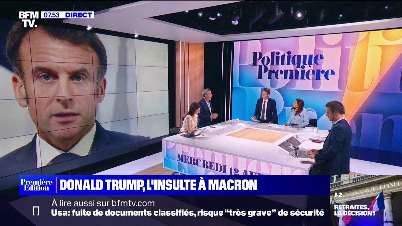 ÉDITO - "Macron est en train de lécher le cul de la Chine": quand Donald Trump insulte Emmanuel Macron